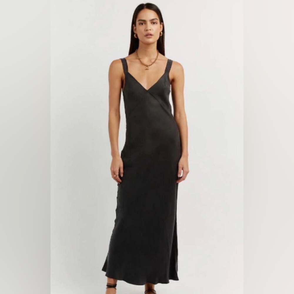 Dissh Kendall Black Slip Dress
